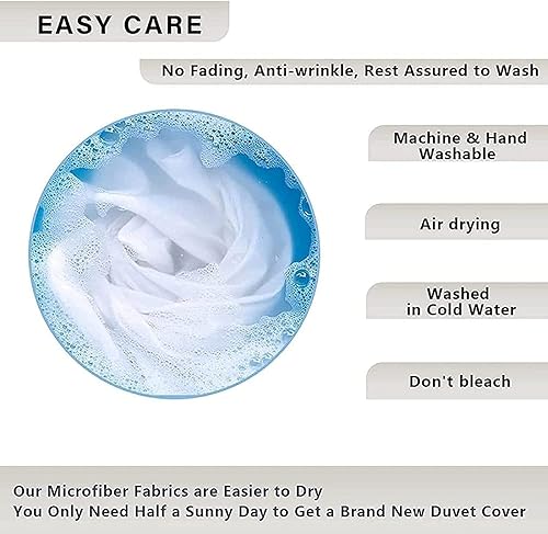 Miniatura 6 de ICQ Juego de funda de edredón de 3 piezas con temática de cómics, tamaño individual, matrimonial, Queen para niños, niñas, adolescentes y niños, 79