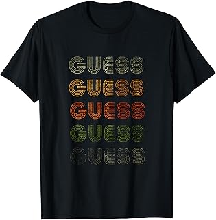 Love Heart Guess Nametag Love Heart Guess Tee Grunge Vintage Style Black Guess T-Shirt