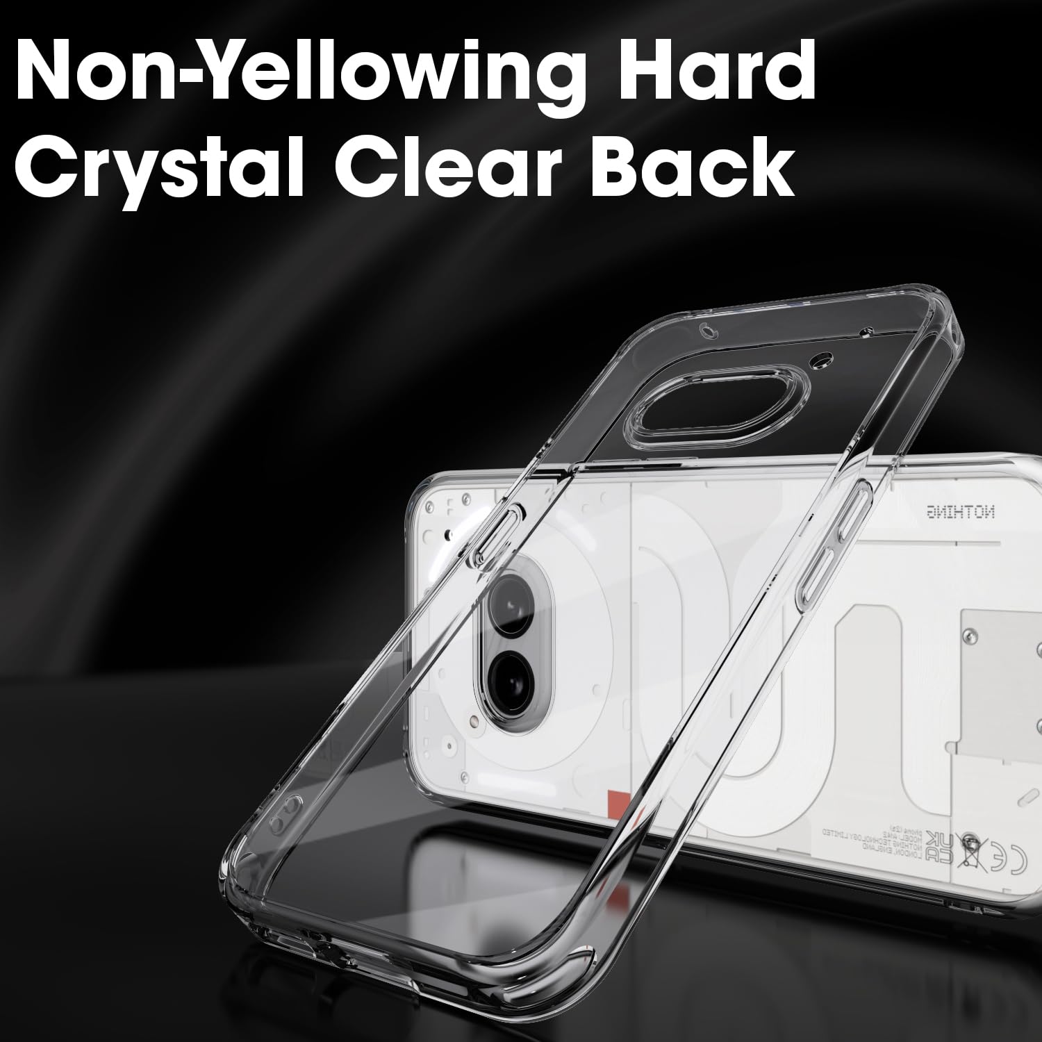 Sounce Nothing Phone 2a Back Cover Case Camera Protection Bump Hard Case Back Cover Compatible with Nothing Phone 2a Plus 5G (TPU + Poly Carbonate, Crystal Clear) - Transparent 13 71QLmrOkf7L. SL1500