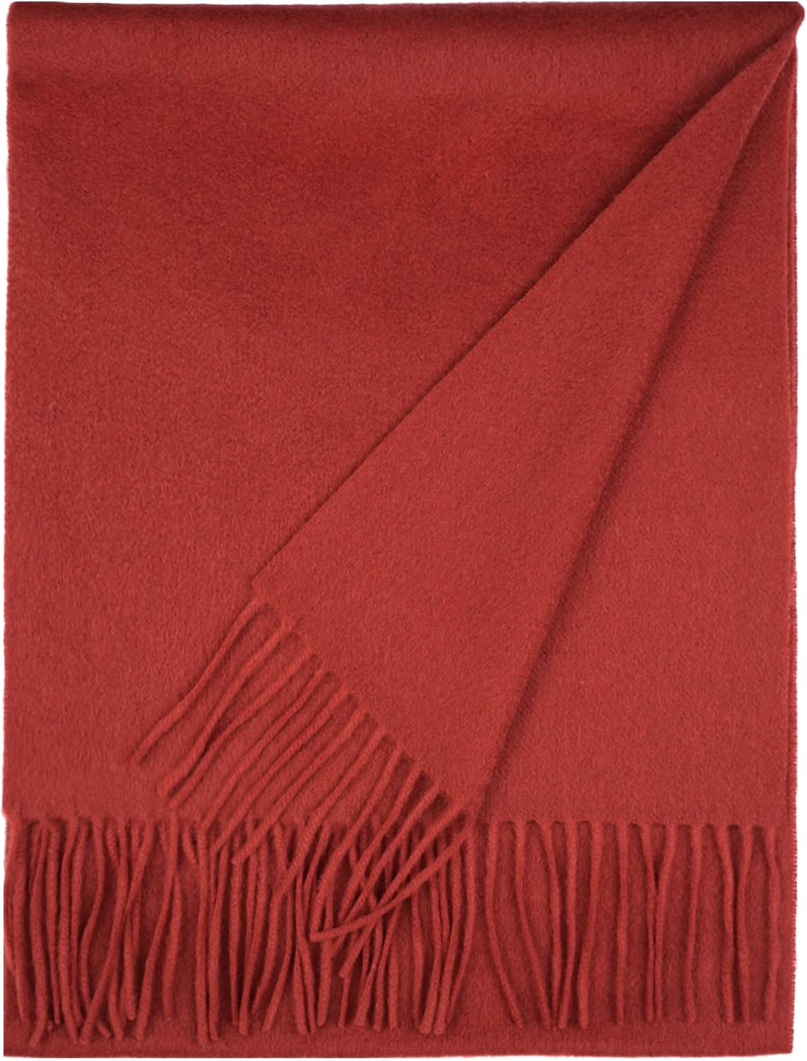 100% Cashmere Solid Colour Scarf with Gift Envelope - Classic Plain Warm Soft Scar For Women And Men