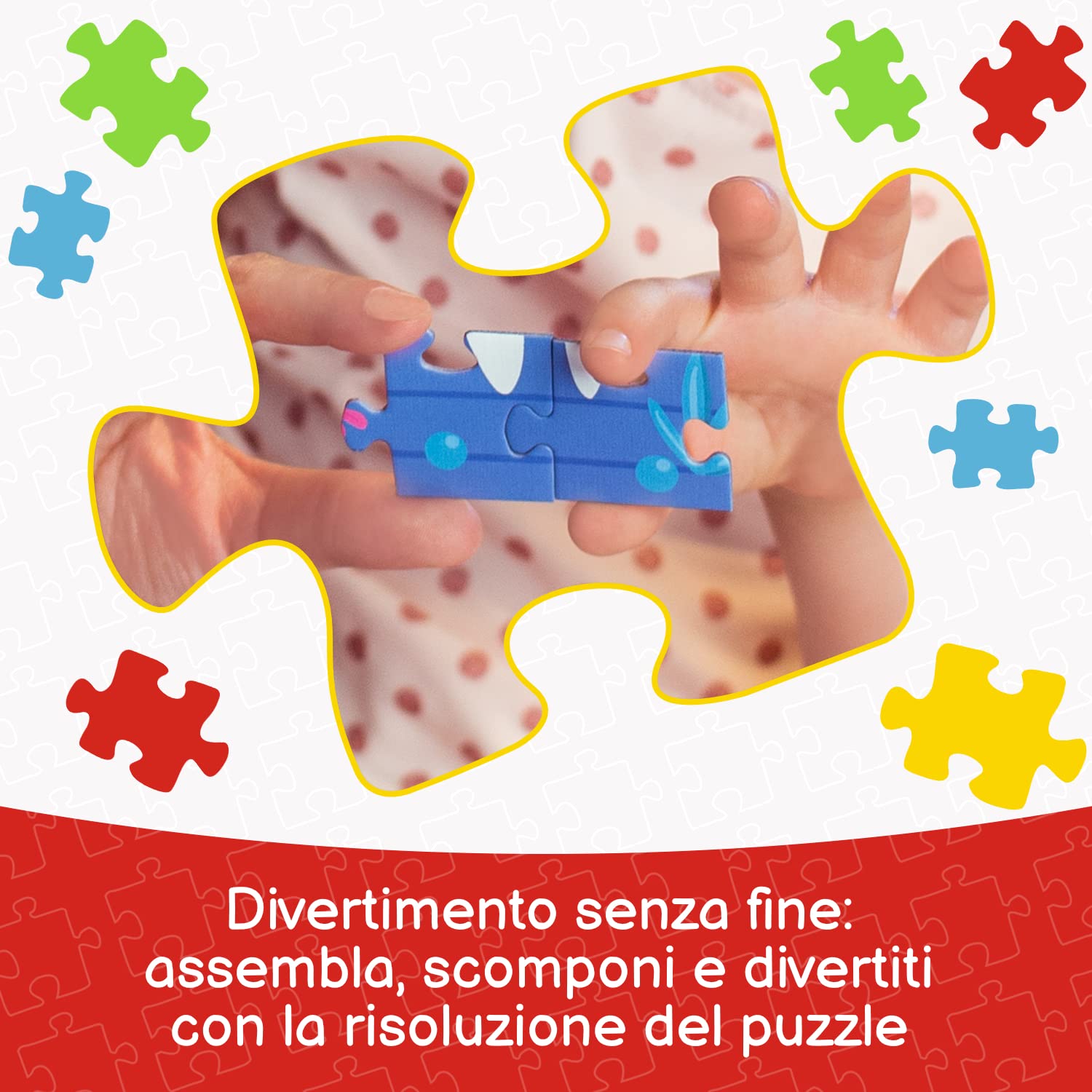 Trefl - Bluey, Felice Bluey - Puzzle 60 Tessere - Puzzle Colorati con gli Eroi delle Fiabe, Intrattenimento Creativo, Divertimento per Bambini dai 4 anni - 4