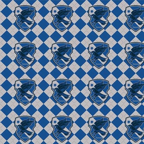 Miniatura 2 de GRAPHICS & MORE Harry Potter Ravenclaw Plaid Sigil - Rollos de papel de regalo