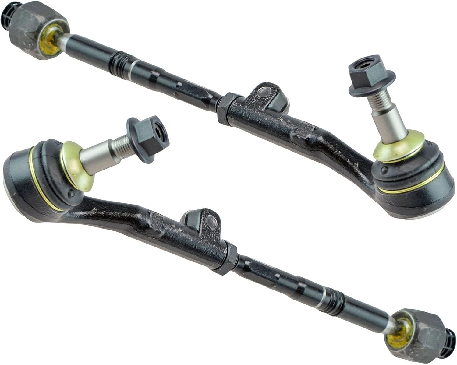 TRQ Front Steering & Suspension Kit Control Arm with Ball Joint Sway Bar Stabilizer Link Tie Rod Assembly Compatible with BMW