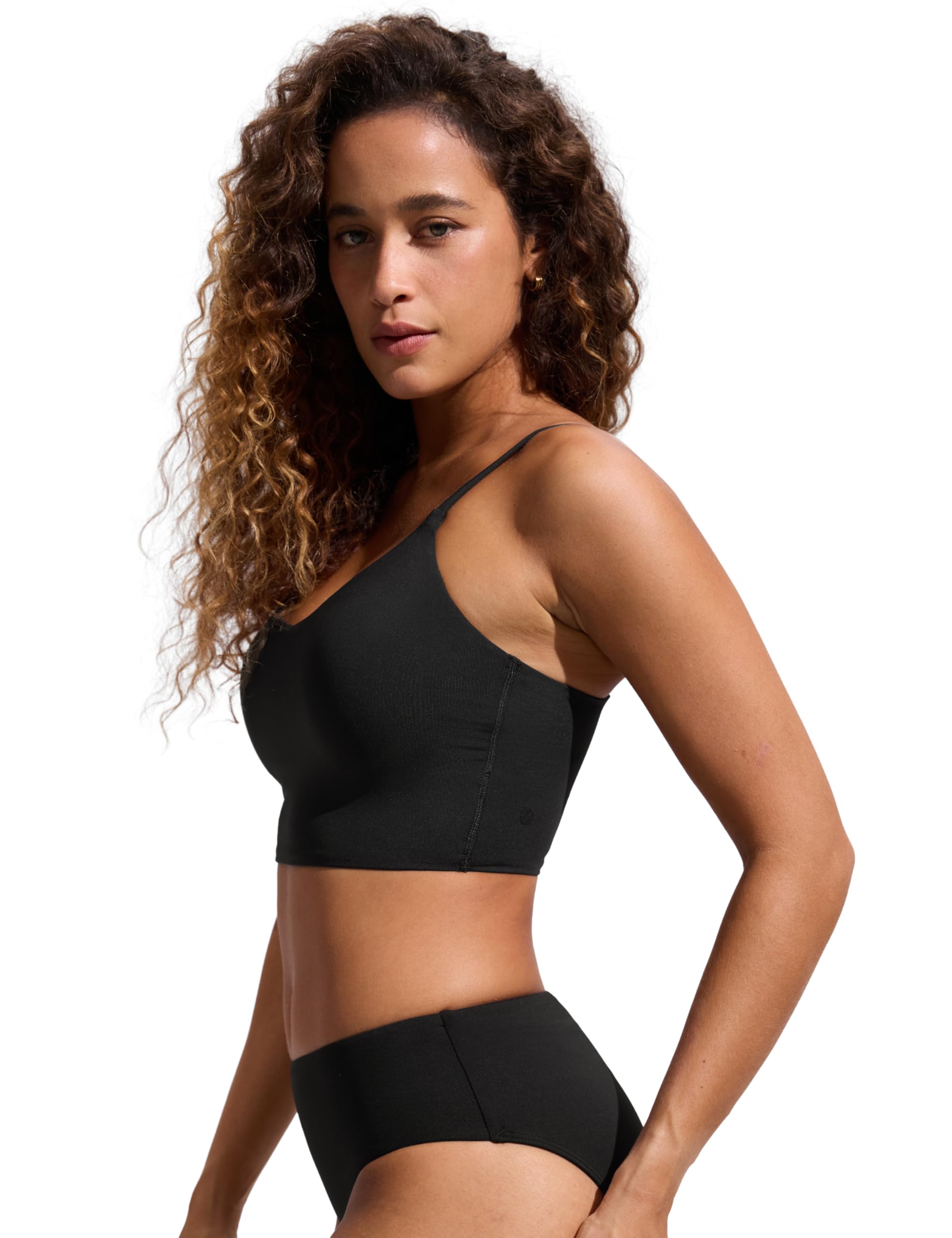 CRZ YOGA Damen Bikini Top Swimsuit Schnell Trocknend Padded Bikini Swim Oberteil