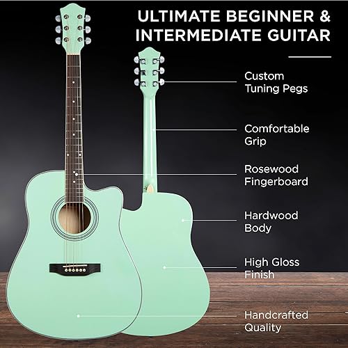 Miniatura 4 de Best Choice Products - Kit de guitarra acústica para principiantes, 41 pulgadas