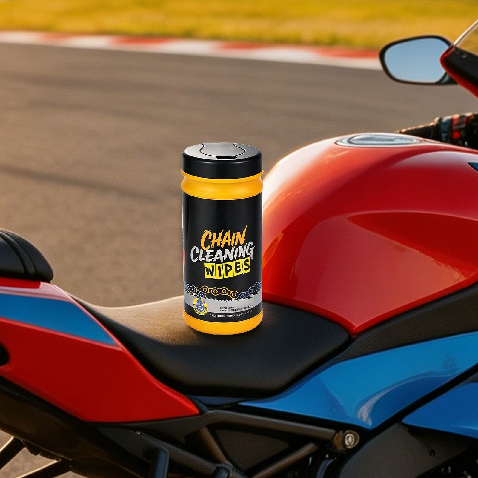 Czyścik Do Łańcucha Rowerowego 80 sztuk do delikatnego usuwania smaru