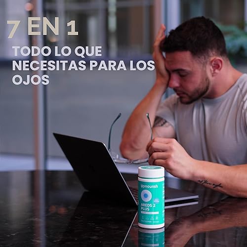 Miniatura 4 de UpNourish AREDS 2 Plus Suplemento vitamínico para ojos, fórmula libre de zinc AREDS 2 con luteína, zeaxantina, azafrán, astaxantina y DHA - 120