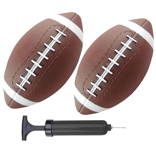 ABAJI Toy Football 2PCS 6 inch Small Mini Ball for