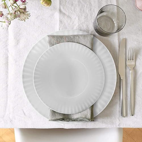 Miniatura 3 de Melange Juego de platos de ensalada de melamina 100% de melamina de 6 piezas (colección de platos de papel)  Platos de ensalada de melamina a prueba