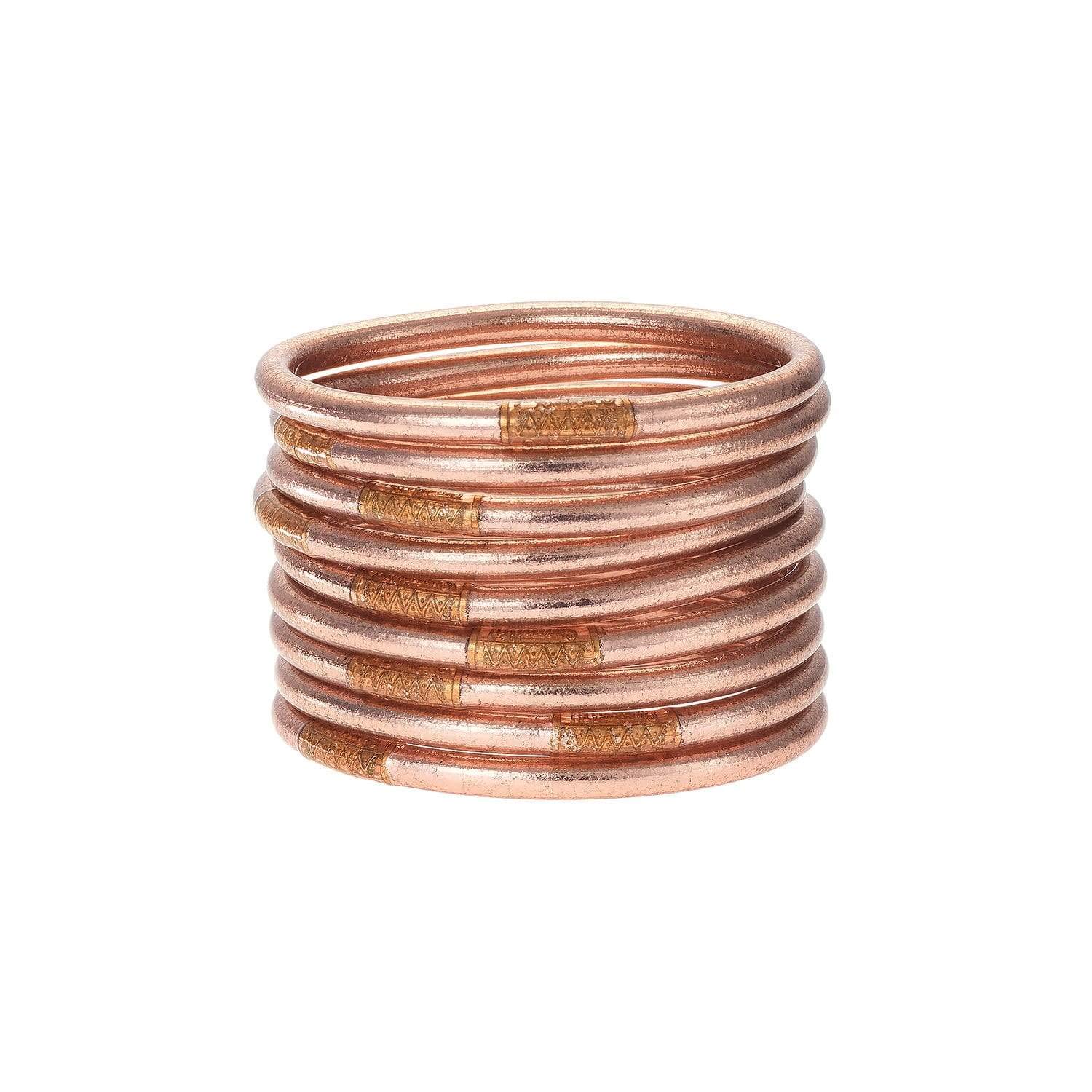 BuDhaGirlRose Gold All Weather Bangles (AWB) - Serenity Prayer