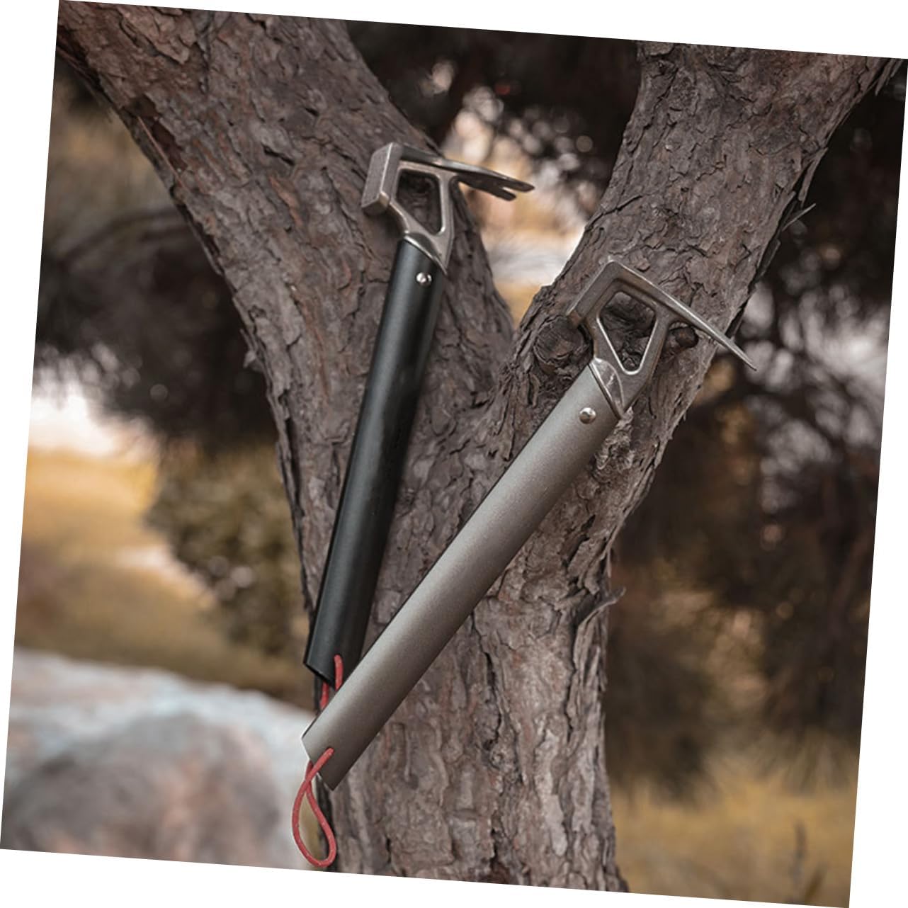 Multi-function Camping Hammer Tent Stake Puller Outdoor Aluminum Alloy Nail Tool