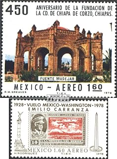 Mexico 1576,1592 (Complete.Issue.) unmounted Mint/Never hinged ** MNH 1978 City Foundation, Friendship Flight (Stamps for Collectors) Airplanes/Balloons/Zeppelins/Aviation
