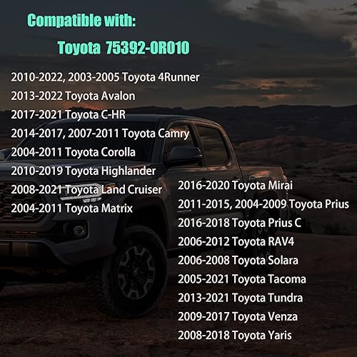 Miniatura 6 de OAUTOO 15 piezas de guardabarros de nailon azul y clip de parachoques compatibles con Toyota 75392-0R010 75392-35200, 75392-04010 para Toyota