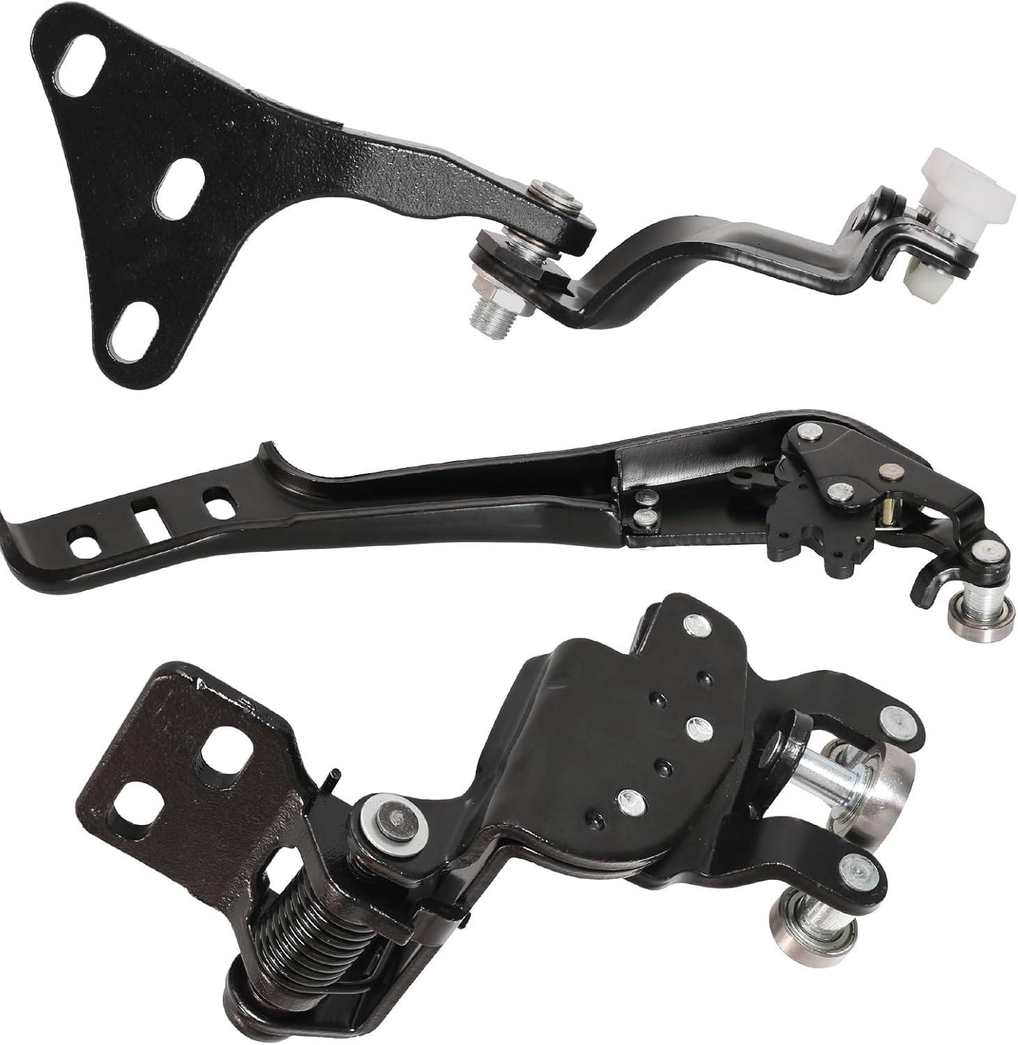 Sliding Door Roller Hinge Right Side Upper Middle Lower Set Fits for Ford Transit-150 250 350 350HD 2015 2016 2017 2018 2019 OE# BK3Z-1525028-A KK3Z1525028AA KK3Z1525028E (Set of 3)