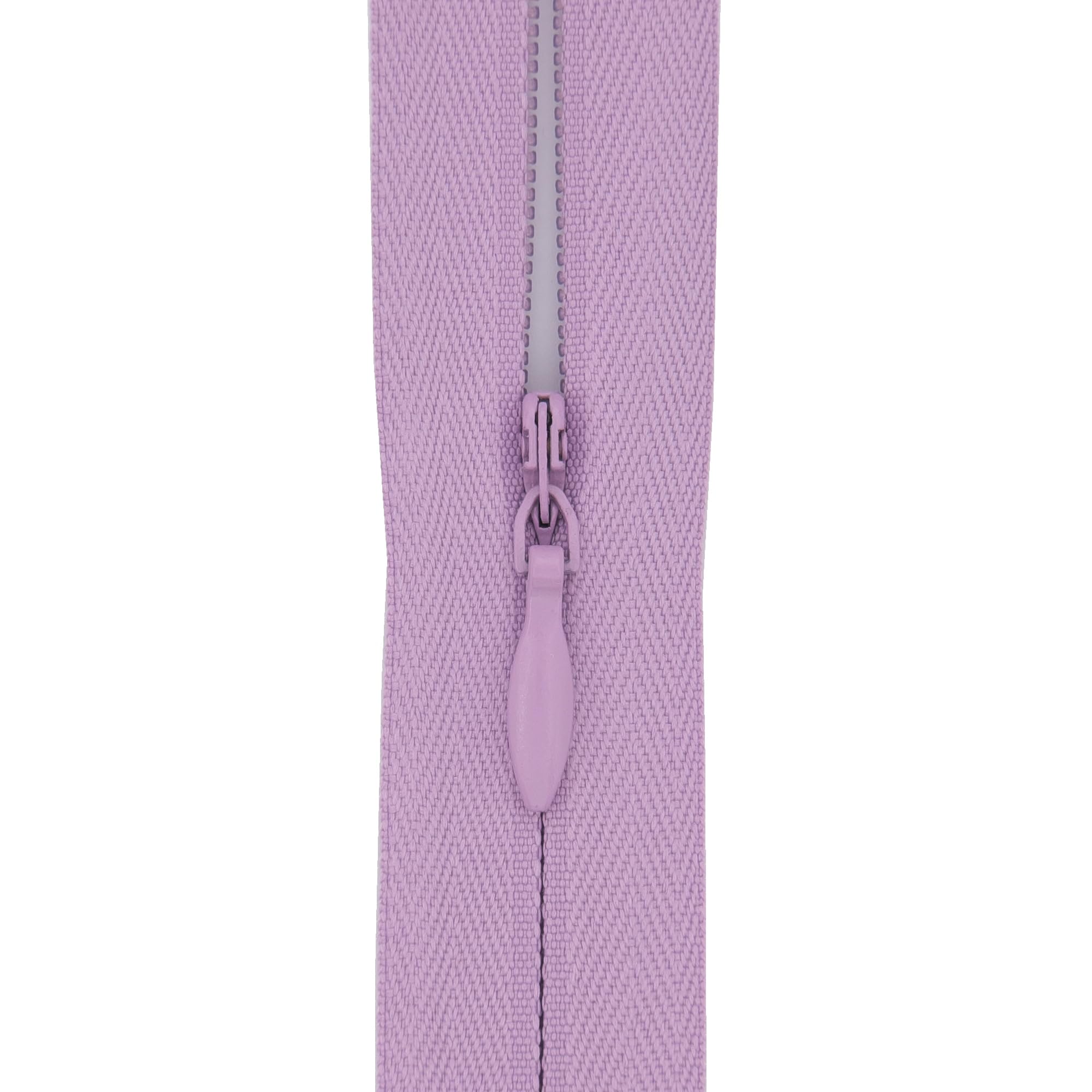 Y-Connection Lavender Purple #3 Invisible Zip 18 Inch (45Cm) – With Woven Tape For Large Cushions, Floor Pillows & Long Dress Backs - Professional Hidden Nylon Zips For Upholstery & Dressmaking - 5 Zips (Lavender Purple)
