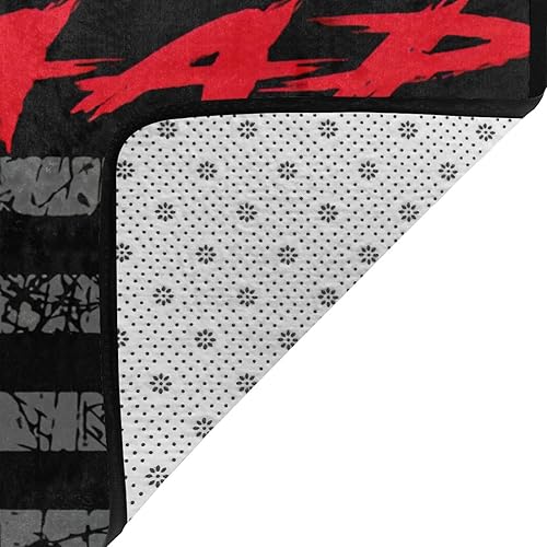 Miniatura 5 de Alfombra antideslizante de motocross con bandera estadounidense, 60 x 39 pulgadas, ultra suave, mullida para exteriores/interiores, alfombra grande