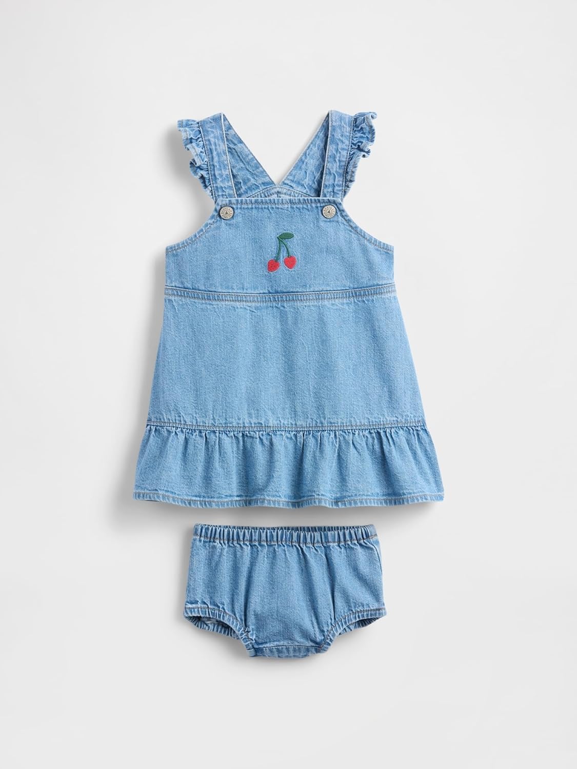 GAP Baby Girls' My First Denim Sleeveless Denim Dress