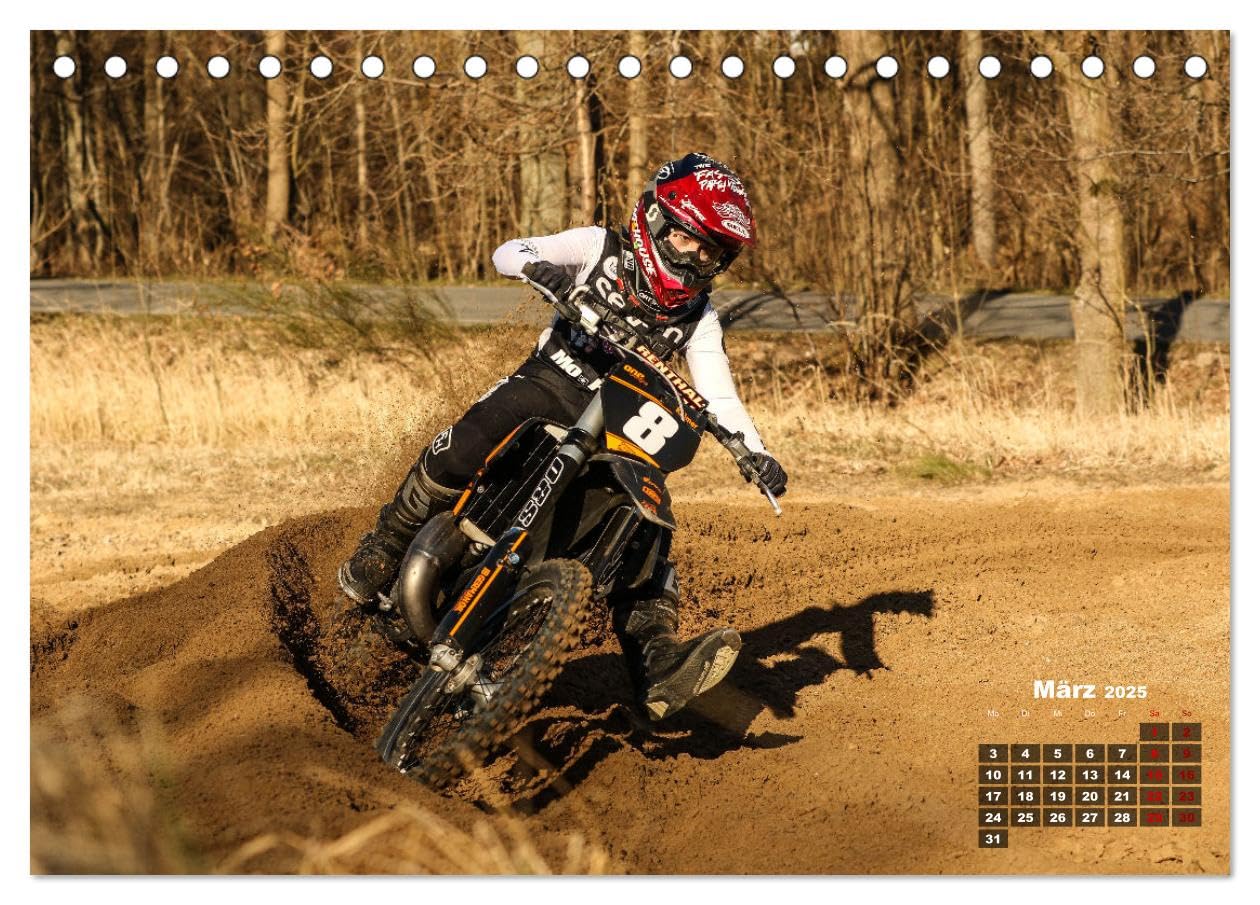 two strokes the best sound on this planet (Tischkalender 2025 DIN A5 quer), CALVENDO Monatskalender: actionreich und spektakulär (CALVENDO Sport)