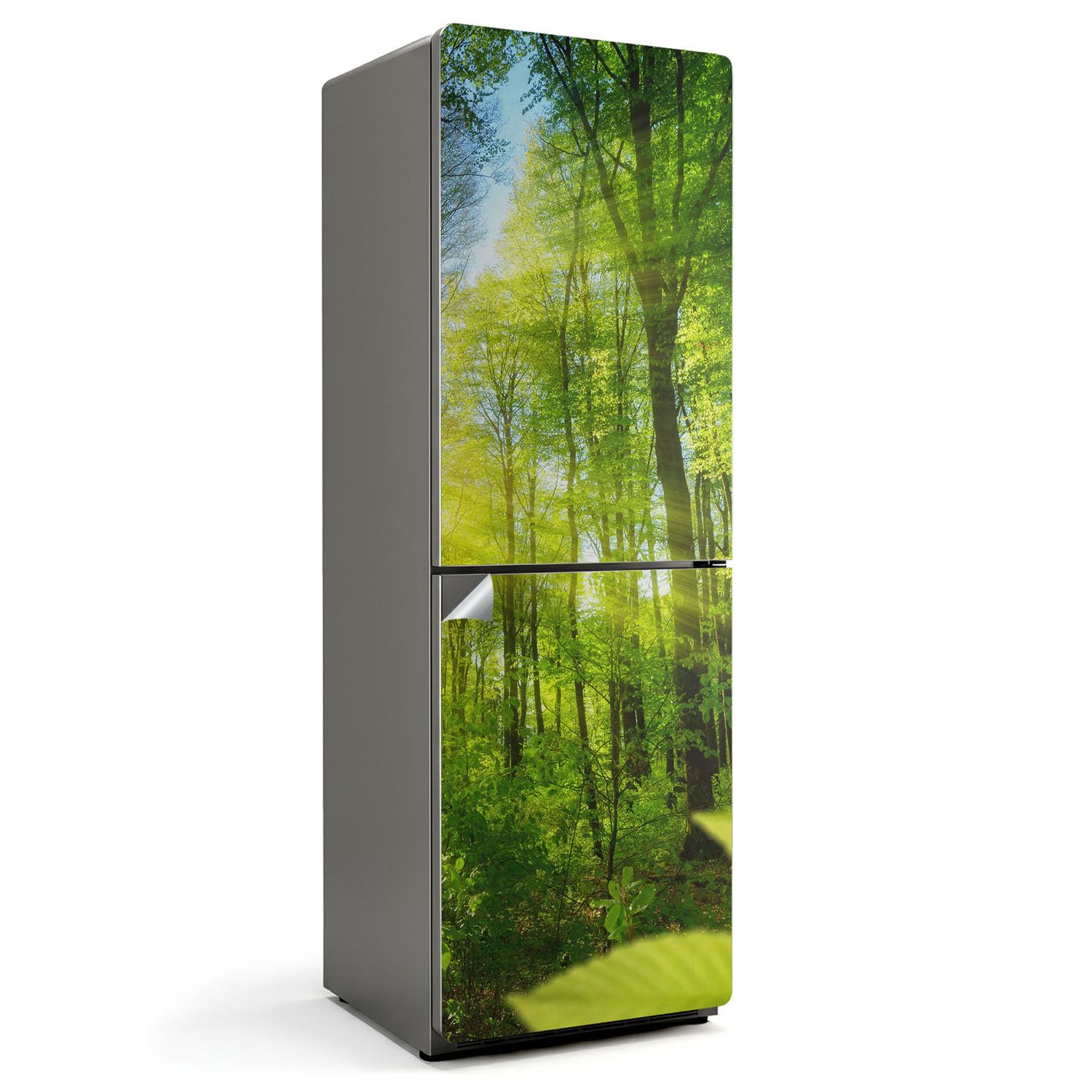 Sticker réfrigérateur 60x180 cm auto-adhésif forêt cuisine