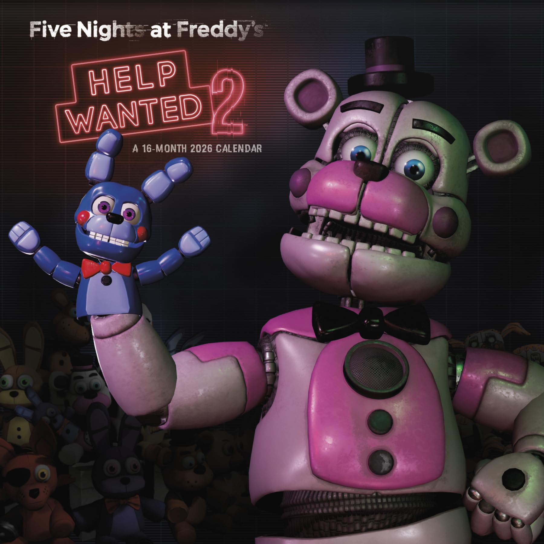 2026 Five Nights at Freddys Wall Calendar