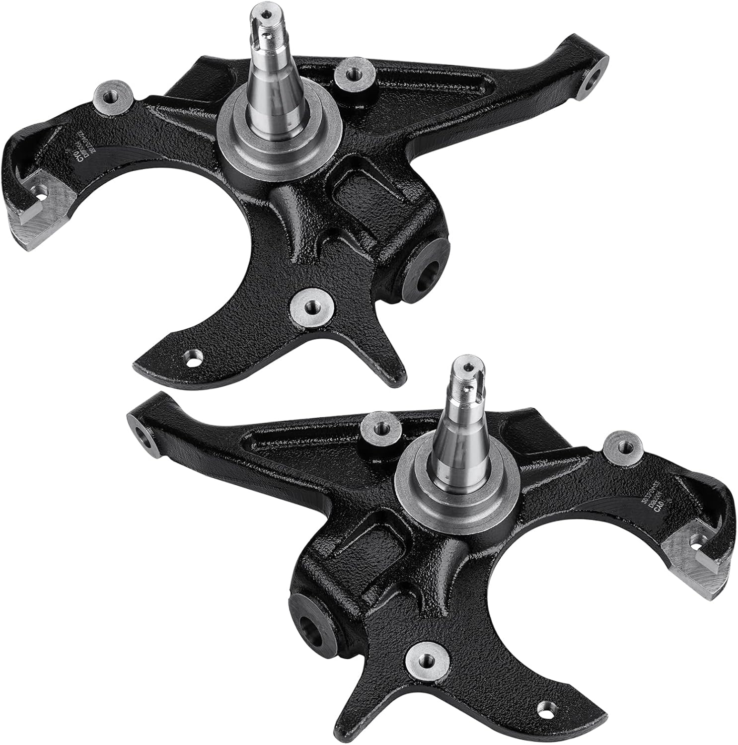 2" Drop Lowering Spindles Steering Knuckle for Chevy S10 1982-2004, Blazer 1983-1994, GMC S15 1983-1990 Fits 2WD Vehicles Only Front Suspension