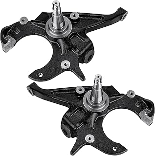 2" Drop Lowering Spindles Steering Knuckle for Chevy S10 1982-2004, Blazer 1983-1994, GMC S15 1983-1990 Fits 2WD Vehicles Only Front Suspension