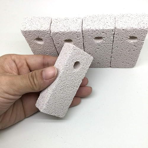 Miniatura 2 de Paquete de 5 bocados de lava de animales pequeños, juguetes masticables de hámster, bloque de molienda de dientes para hámster Chinchilla (paquete