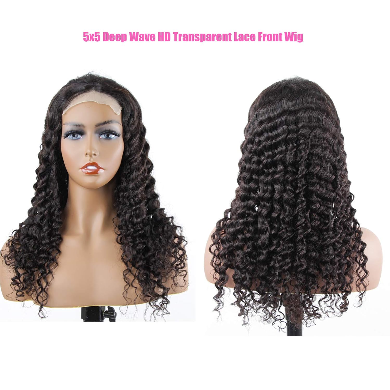 New Product BLY 5x5 HD Transparent Lace Front Wigs Human Hair Deep Wave Lace Closure Wig 20 Inch 180% Density Pre Plucked Wigs for Black Women Natural Color Full & Thick 70% Off Everything BLY 5x5 HD Transparent Lace Front Wigs Human Hair Deep Wave Lace Closure Wig 20 Inch 180% Density Pre Plucked Wigs for Black Women Natural Color Full & Thick