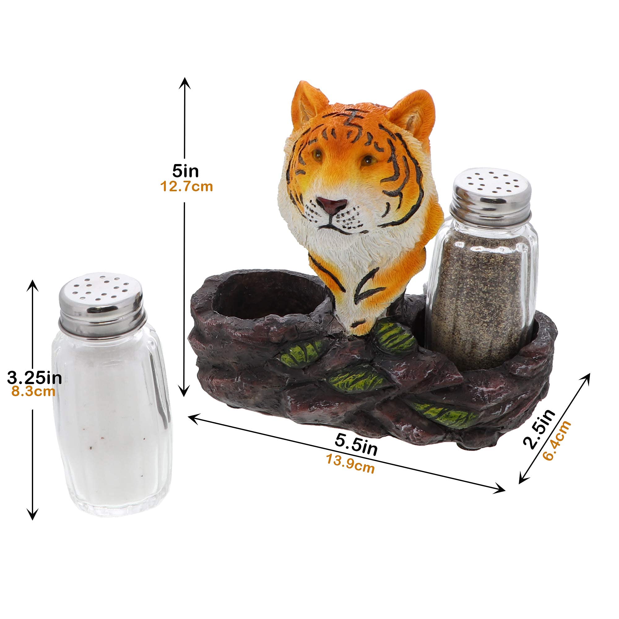 Amazon.com: Jungle Animals Kitchen Décor Novelty Salt and Pepper