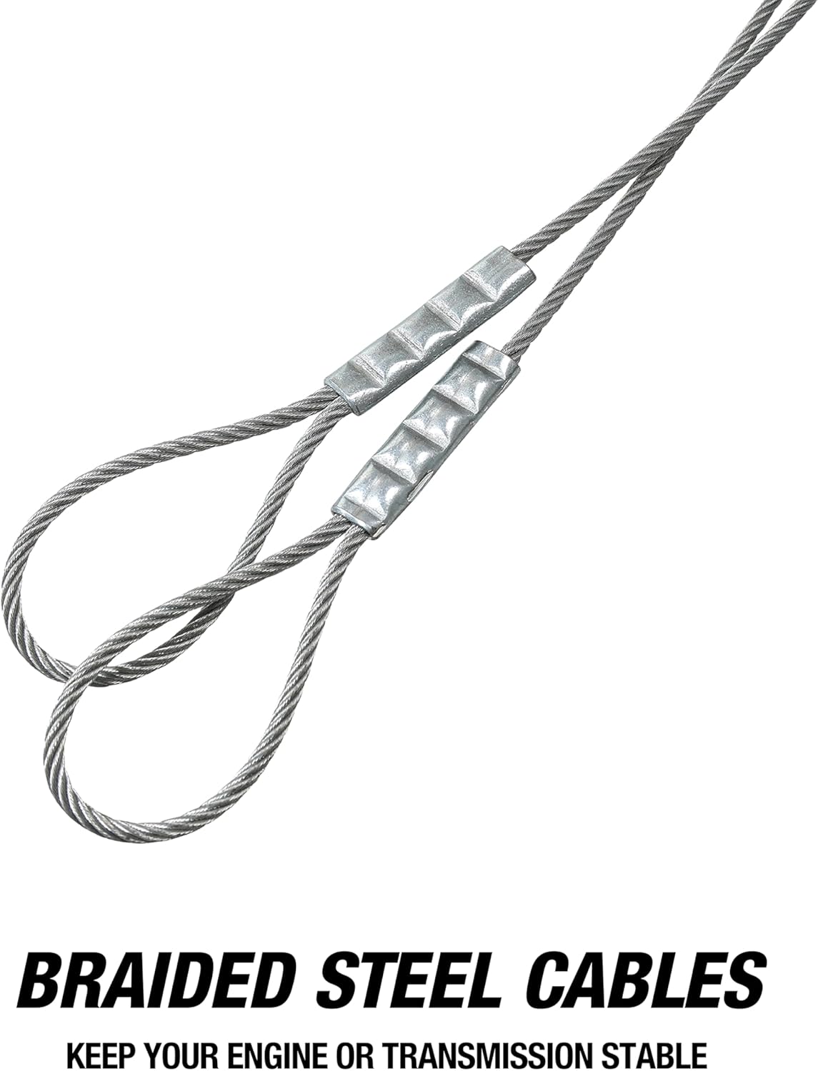 OEMTOOLS 24951 3 Point Engine Support Bar, Steel Construction, Transverse Engine Support Tool, Two Screw Hooks, Engine Bar Can Handle Off-Center Loads