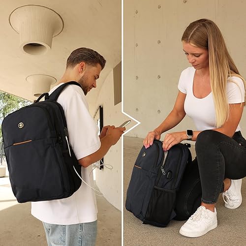 Miniatura 7 de Swissdigital Mochila loptop de diseño, Azul oscuro