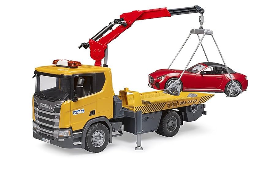SCANIAクレーン車　ブルーダー（bruder） bruder ブルーダー SCANIA レッカークレーン＆BRUDER