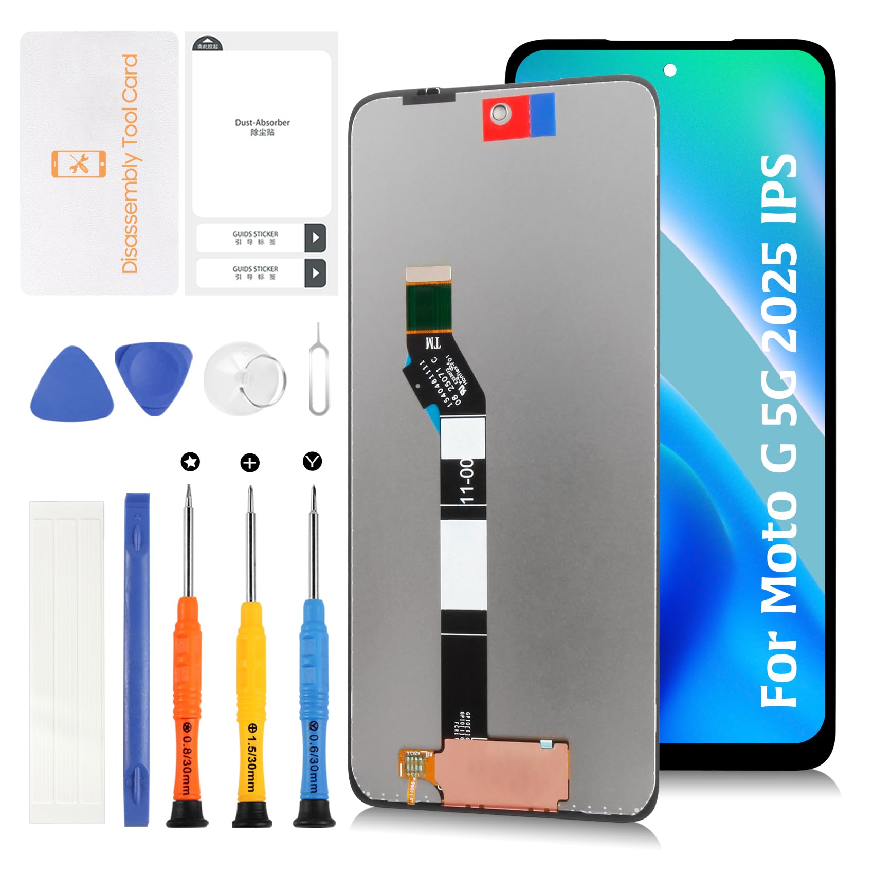 Per Motorola Moto G6 (XT1925) – Digitalizzatore E Display LCD Touch Screen – Pannello Di Montaggio