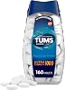 TUMS Ultra Strength Chewable Antacid Tablets for Heartburn Relief, Peppermint - 160 Count