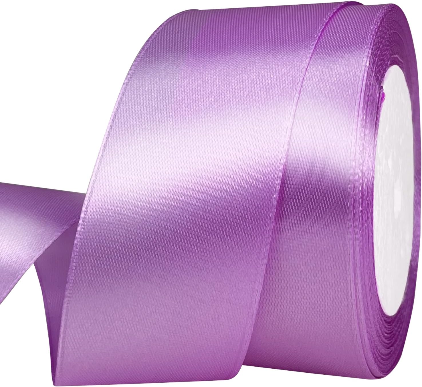 Amazon.com: MEYIART 25 Yards 1-1/2 inch Wide Light Purple Satin Ribbon ...
