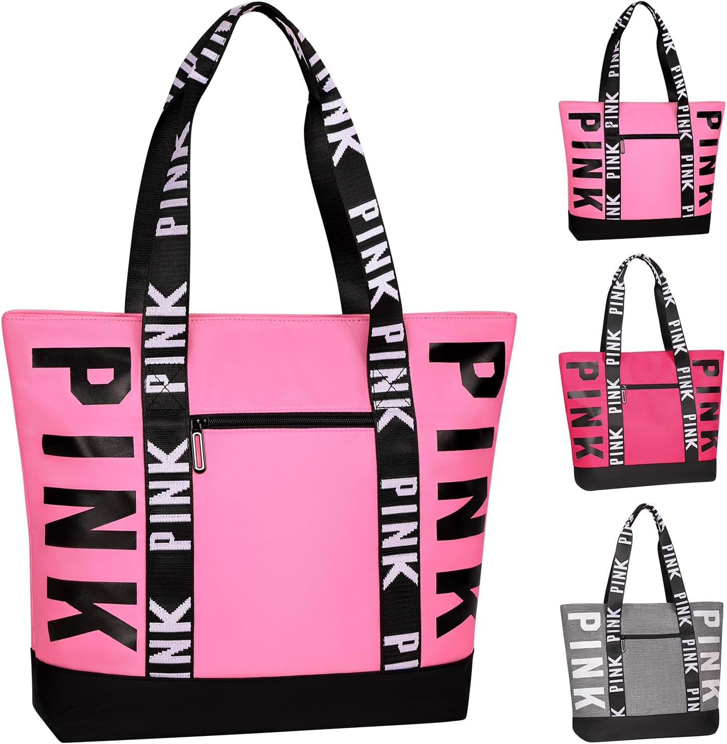 Travel Tote Bag for Women Girl, Large Waterproof Beach Bag for Daily