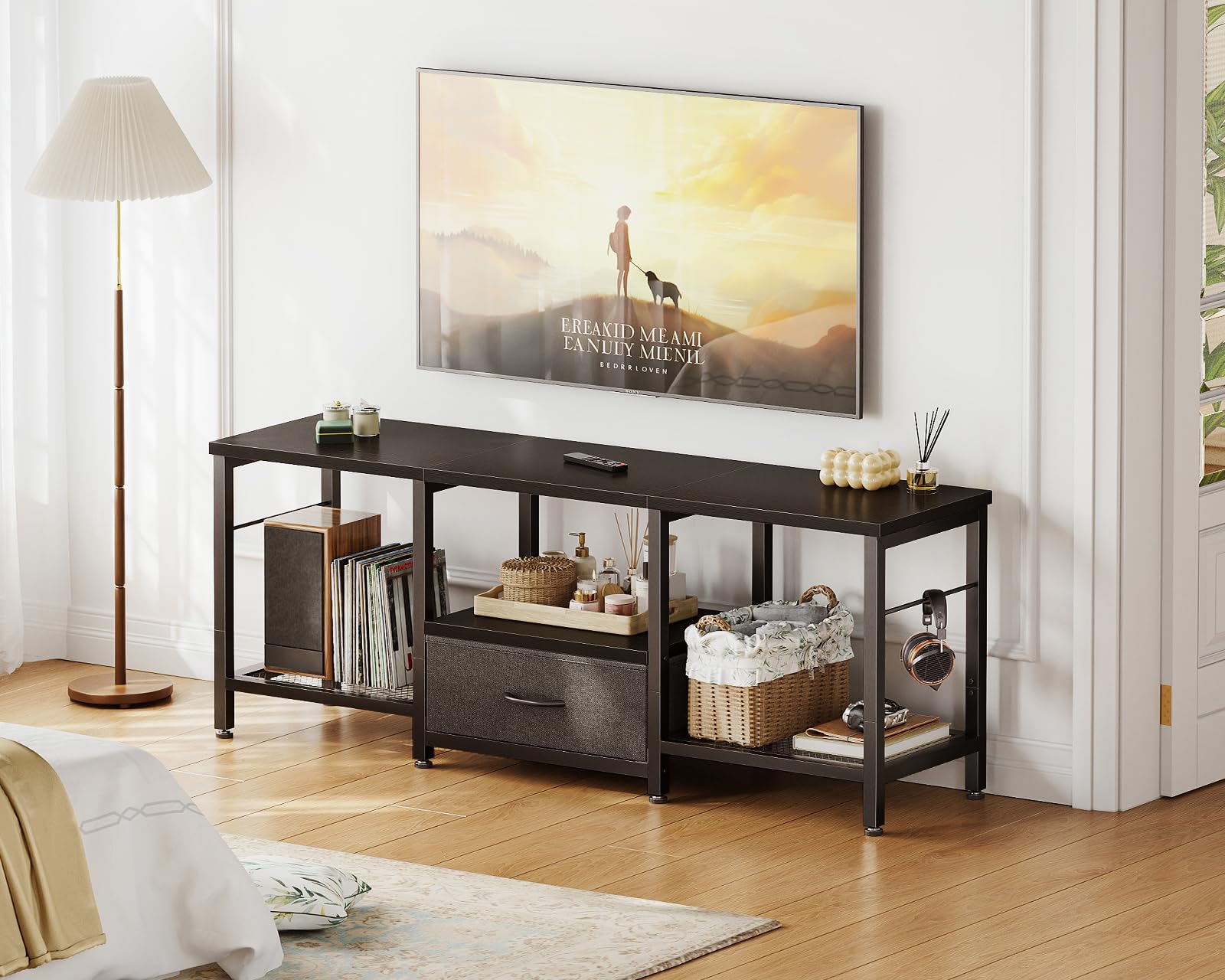 Amazon｜AODK テレビ台 47型対応 ローボード 幅120×奥行29×高さ50cm 