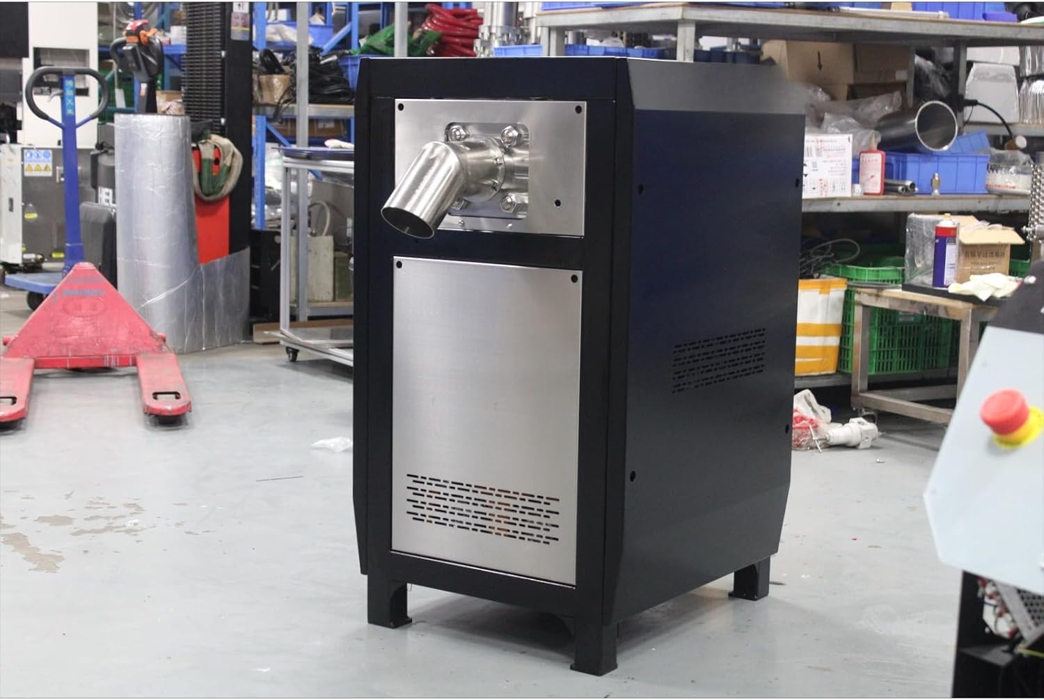 Special Designed Dry Ice Blasting Machine Solid Industrial Blaster with Pressure Monitoring Function for Diverse Industrial Cleaning Requirements and Different Material Surface Treatment