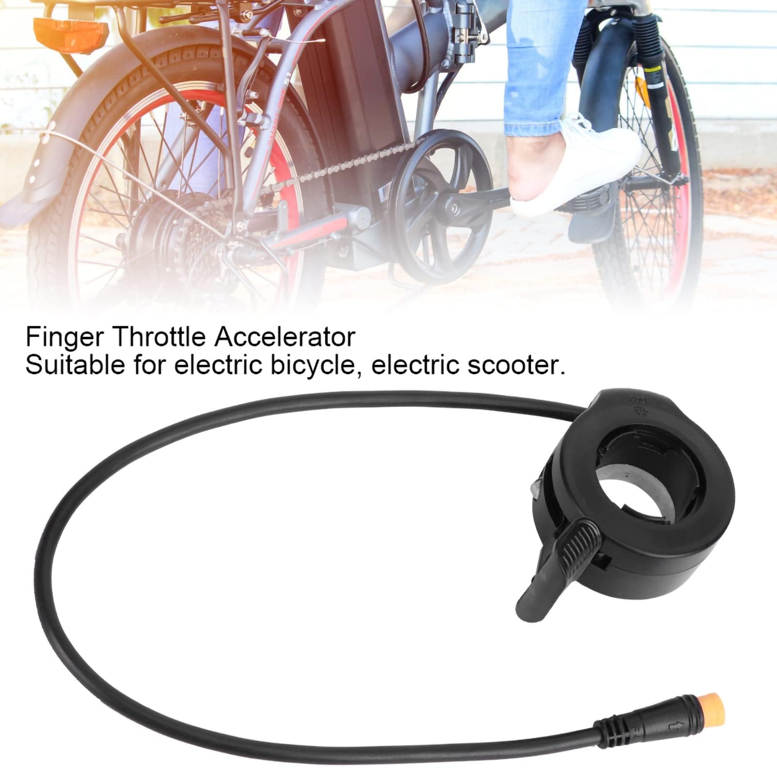 Scooter Elettrico Accessori per Freni per Bici Elettriche Accessori 130X, Acceleratore a Pollice Acceleratore per Bici Elettrica Accessori per il Controllo Dell'acceleratore a Pollice Destro/sinistro