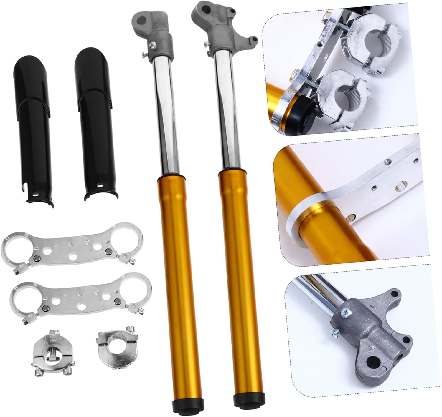 Luxshiny Front Fork for Mini Bike Shock Absorption Front Fork Dirt Bike Accessories Replacement