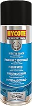 Hycote Fast Drying Aerosol Car Spray Paint, Satin Black, 400 ml