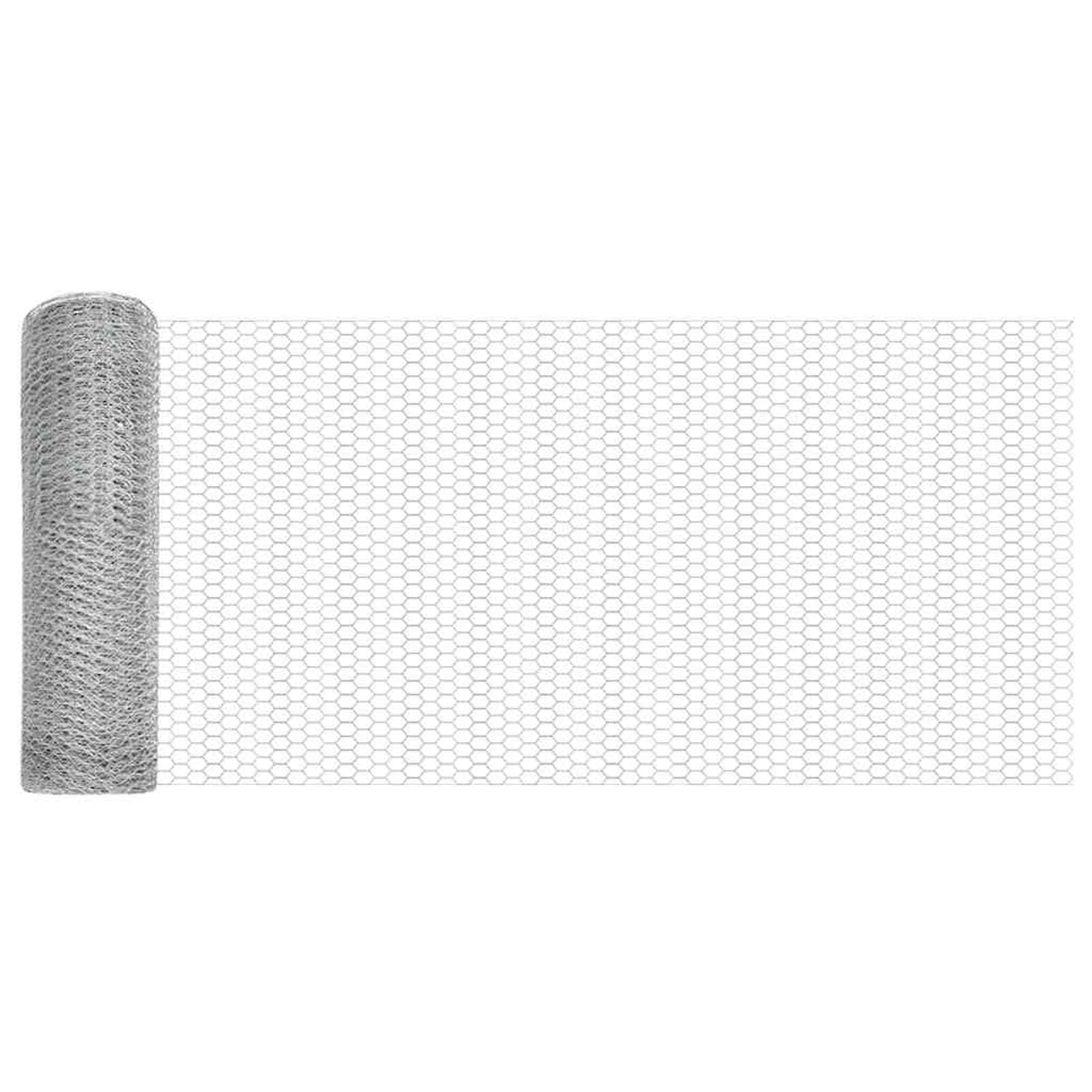 Słupki ogrodzeniowe ze stali, srebrne, 10000 x 3,2 x 50 cm, 44 sztuki – odporne na promieniowanie UV, wytrzymałe, łatwe w montażu, do użytku na zewnątrz