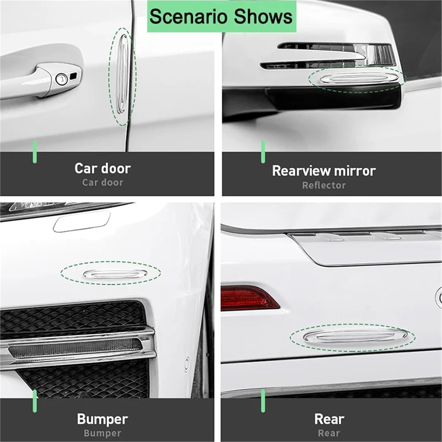 4pcs Door Strip Collision Protection
