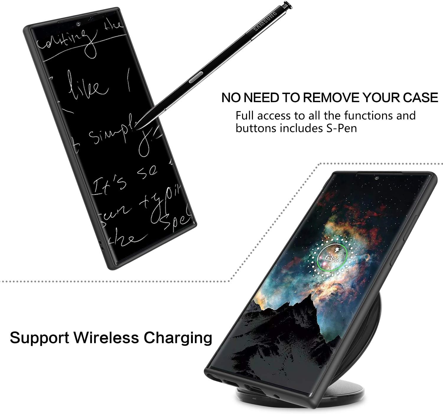 BENTOBEN Samsung Galaxy Note 20 Ultra Case 5G, Glow in The Dark Luminous Hybrid Hard PC Soft TPU Bumper Protective Shockproof Anti Scratch Non-Slip Cover for Samsung Note 20 Ultra 6.9" 2020, Mandala