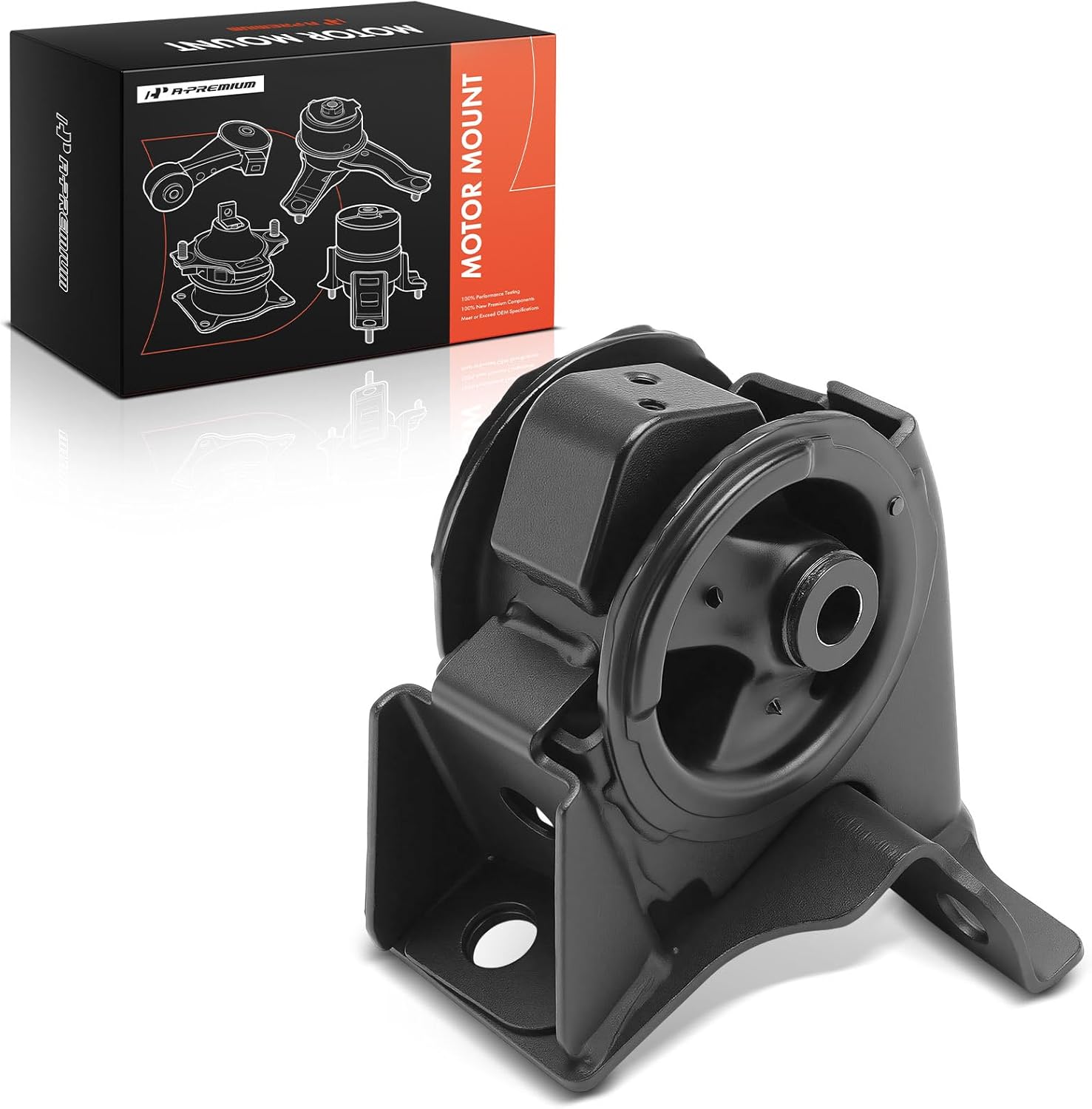 A-Premium Left Transmission Mount Compatible with Honda Fit 2009-2014, 1.5L, Manual Transmission, Driver Side