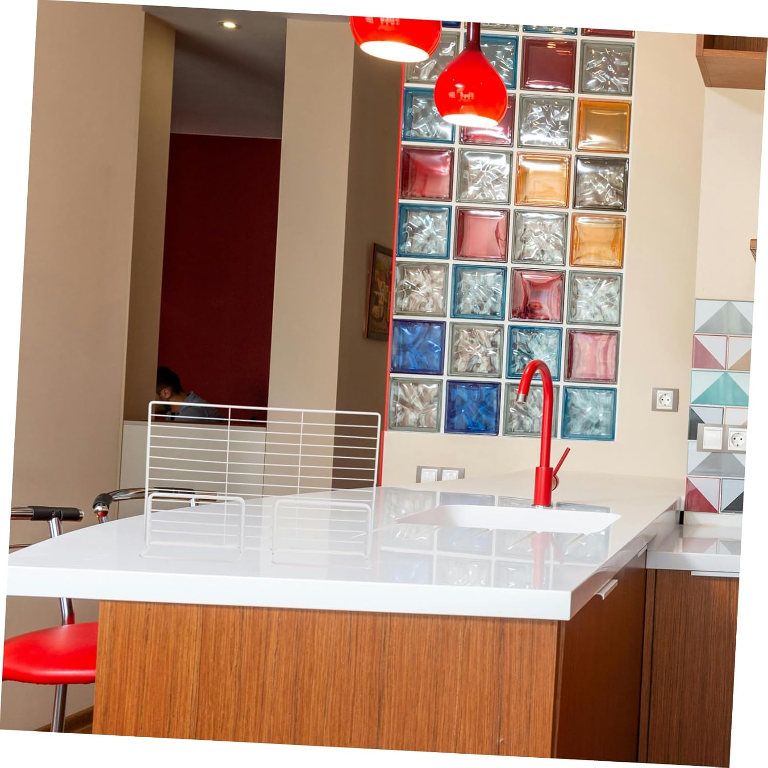 Adjustable Heavy Duty Iron Wire Shelf Partitions for Refrigerator Freezer Storage Cold Resistant Design for Enhanced Food Organization and Easy Cleaning