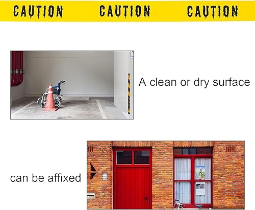 Vista 13 de Halloween Decorations,Halloween Caution Tape Roll 4.8CM*25M,Scary Party Halloween Decorations Indoor Outdoor,Yellow Do Not Enter Tape.Hazard Warning