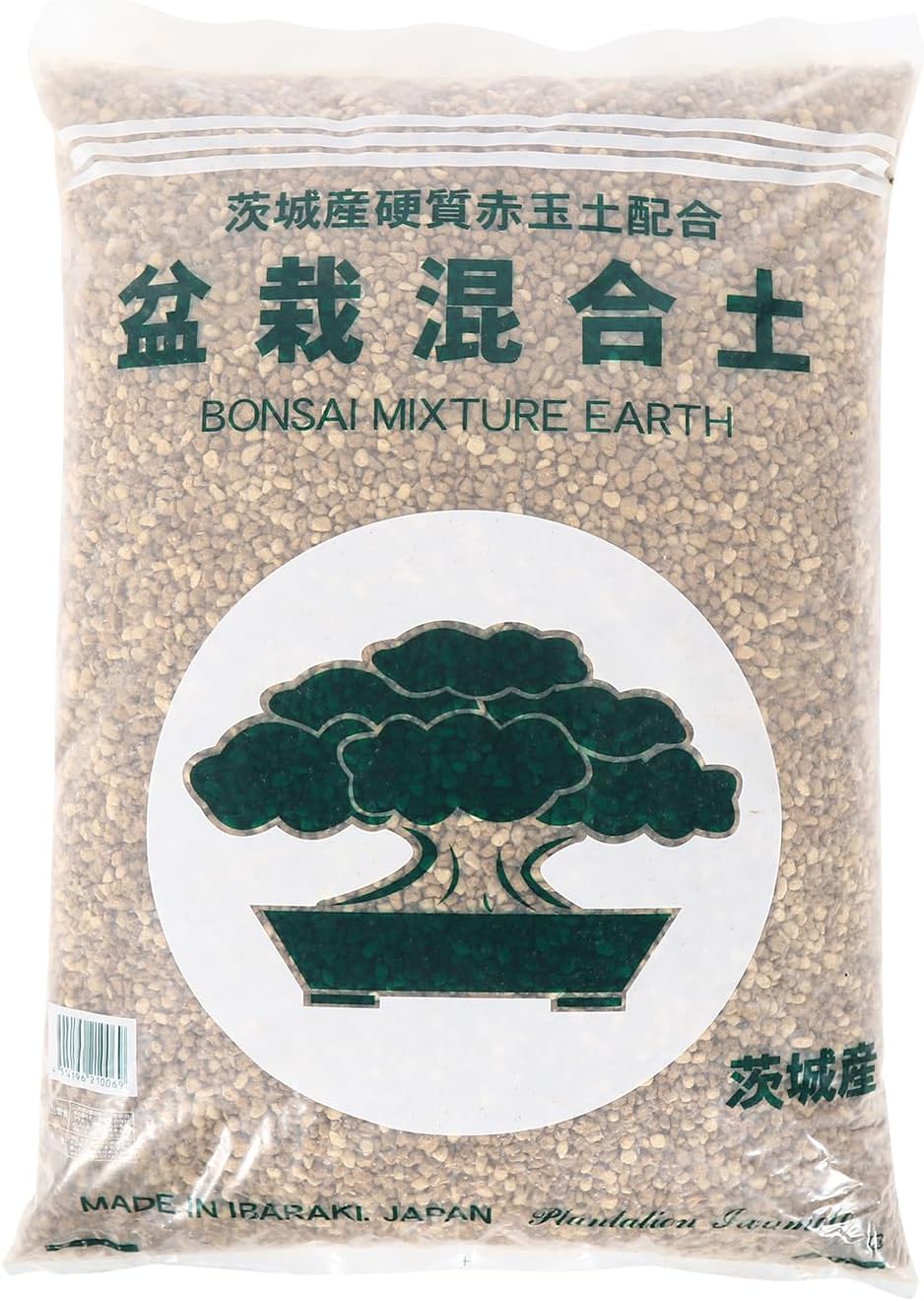Japanese Akadama Kiryu Hyuga Bonsai Soil Mix, Premium All-Purpose Blend for Bonsai Tree Succulents Orchids and More - Small Grain 23lb/15qt, Superior Aeration, Drainage & Water Retention