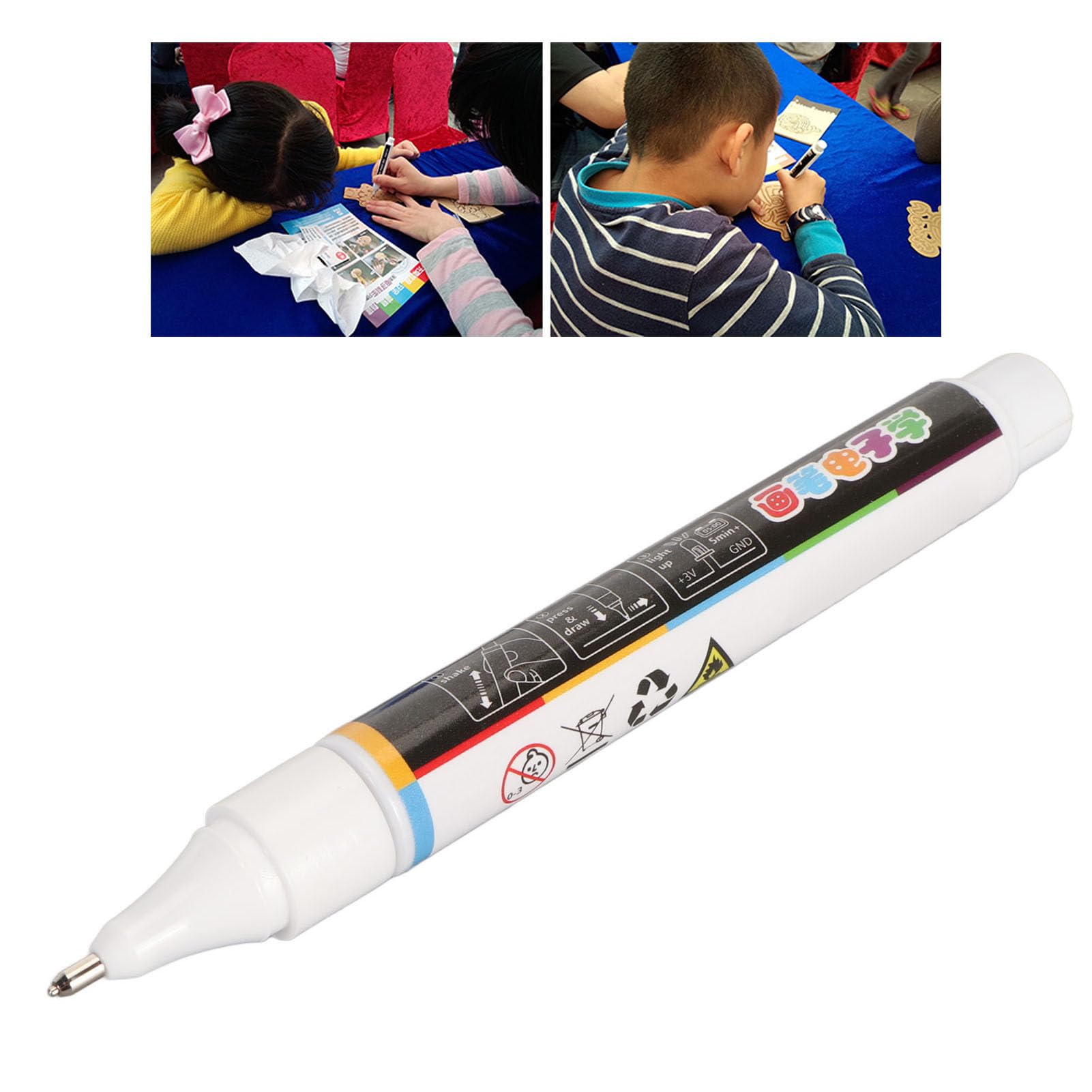 CCYLEZ Stylo Conducteur Circuit Scribe, Stylo Conducteur 6 Ml, Séchage Rapide, Compact, Facile à Utiliser pour la Réparation (GOLD)