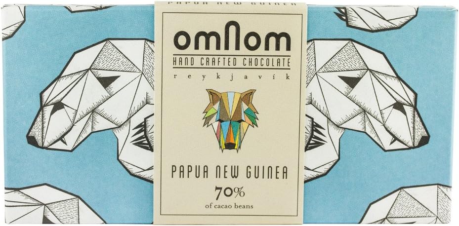 Omnom, Papua New Guinea Chocolate Bar, 2.1 oz.